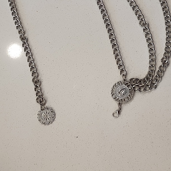 3/$25 Silver chain waist belt - Picture 5 of 5